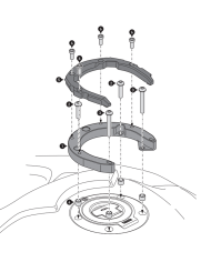 FIJACION BOLSA DE DEPOSITO SW-MOTECH TANK RING PRO YAMAHA TRT.00.787.31701/B