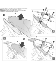 KIT DE FIJACIÓN POSTERIOR SHAD V0DV14ST VOGE SR1 ADV 125