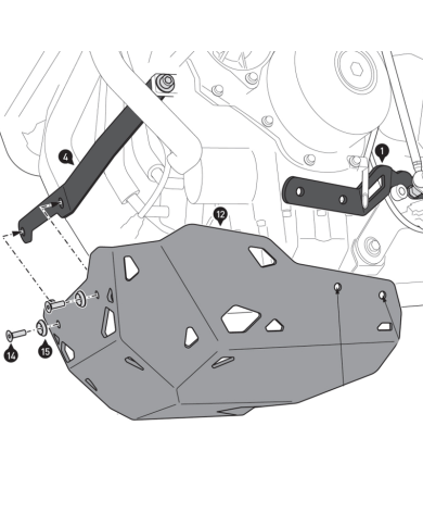 CUBRECARTER SW-MOTECH ENGINE GUARD YAMAHA MSS.06.921.10001/B
