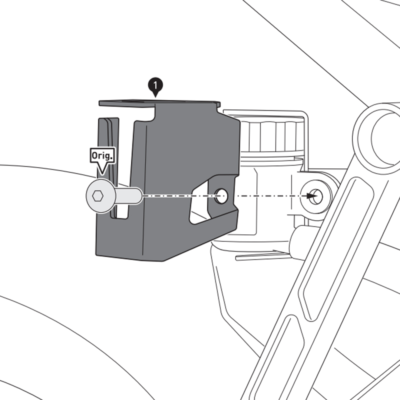 PROTECTOR DE DEPOSITO LIQUIDO DE FRENO SW MOTECH YAMAHA SCT.06.921.10000/B