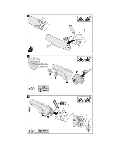 KIT REPOSAPIES SW-MOTECH ION YAMAHA FRS.06.011.10101/B
