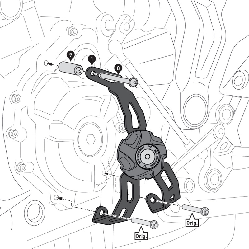 PROTECTOR DE LA TAPATA DE ALTERNADOR YAMAHA STP.06.089.10000
