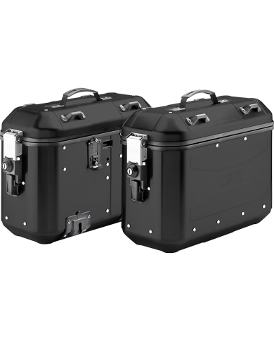 PACK MALETAS GIVI TREKKER DOLOMITI 36L/36L DLMK36BPACK2 BLACK LINE
