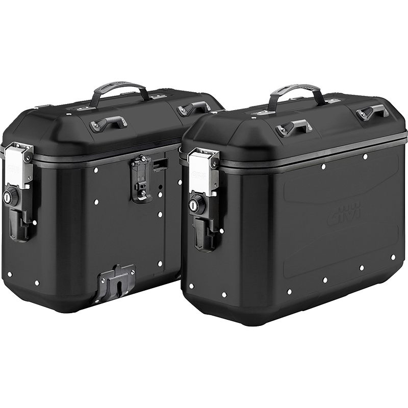 PACK MALETAS GIVI TREKKER DOLOMITI 36L/36L DLMK36BPACK2 BLACK LINE