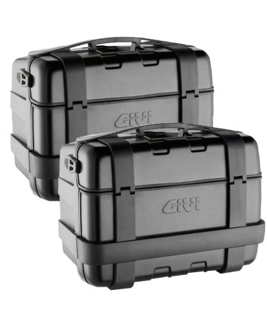 PACK MALETAS GIVI TRK46BBPACK2 TREKKER LITE MONOKEY BLACK