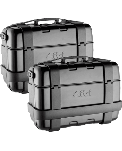 PACK MALETAS GIVI TREKKER LITE TRK33BBPACK2 MONOKEY BLACK LINE
