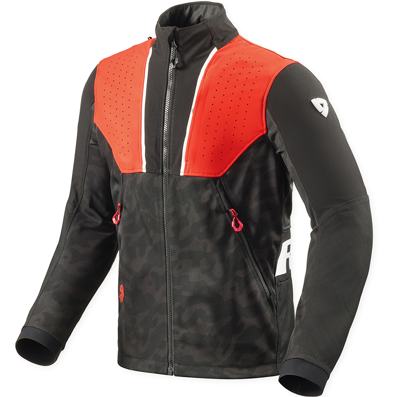 CHAQUETA REVIT AFRICA BLACK/RED
