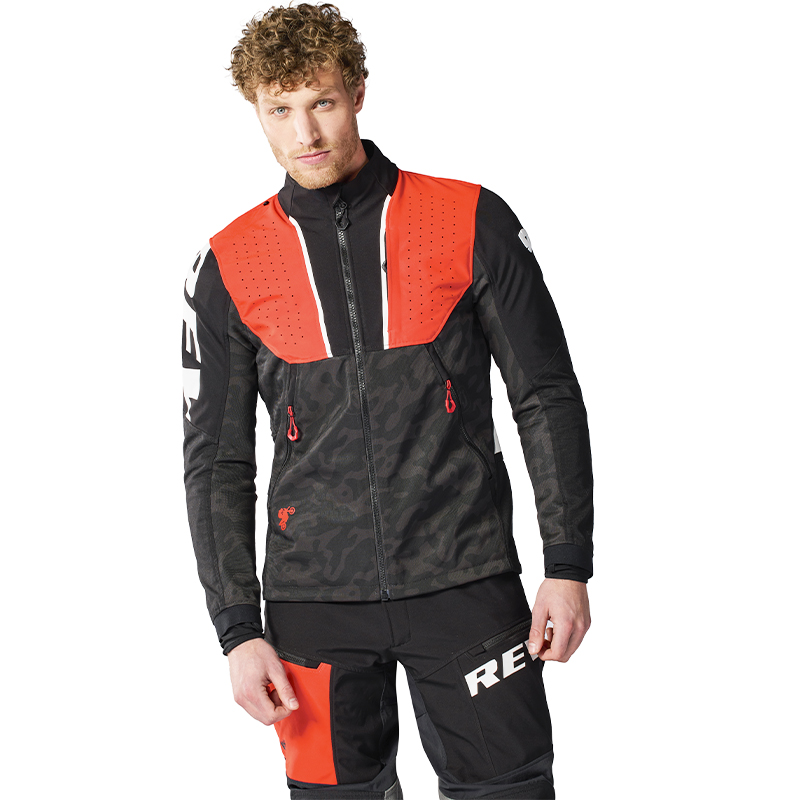 CHAQUETA REVIT AFRICA BLACK/RED