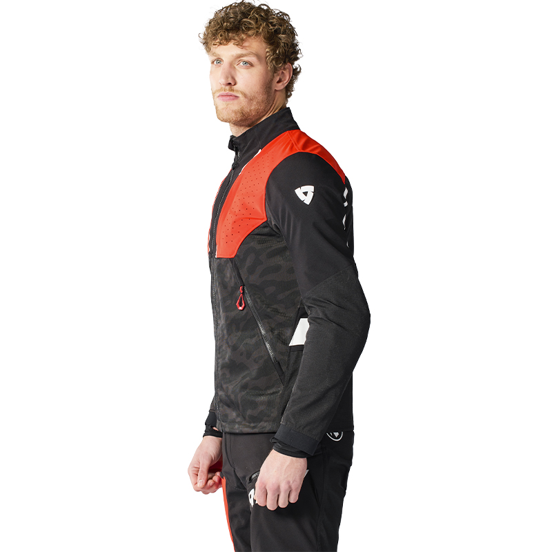 CHAQUETA REVIT AFRICA BLACK/RED