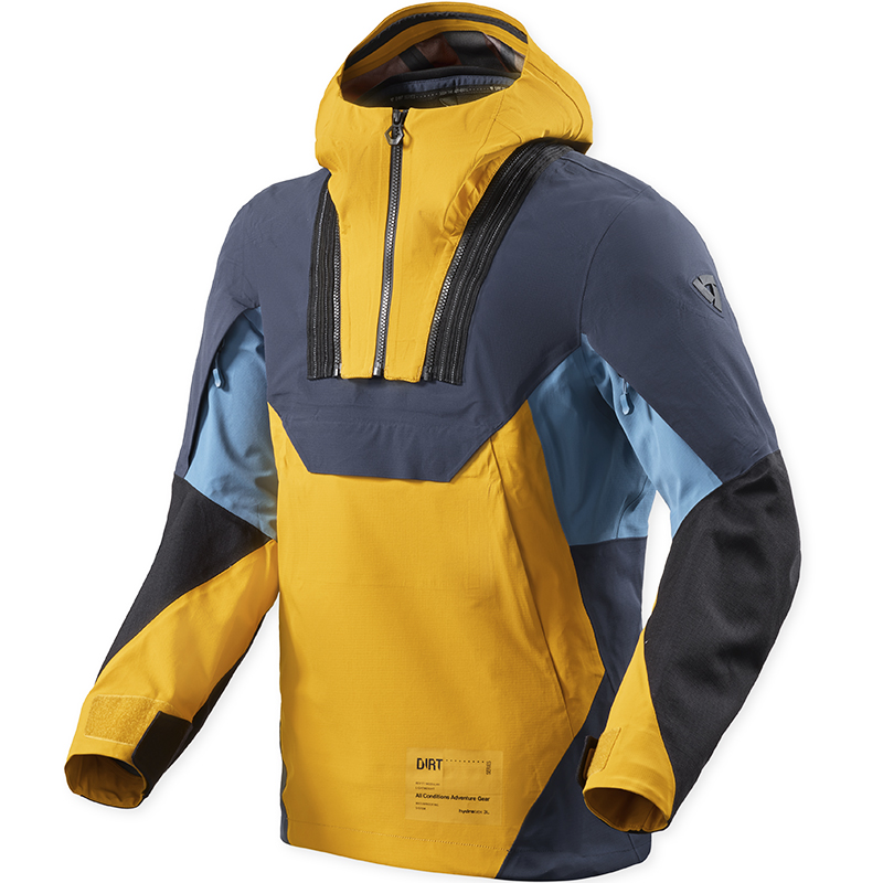 CHAQUETA REVIT SMOCK BLACKWATER 3 H2O OCHER YELLOW/BLUE