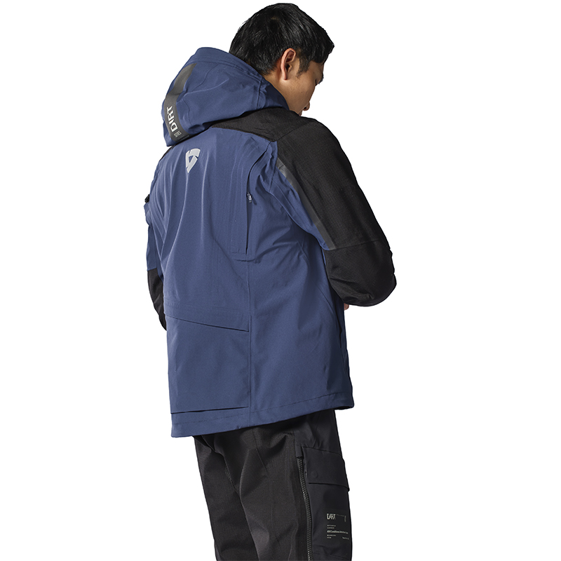 CHAQUETA REVIT COMPONENT 3 H2O BLACK/DARK BLUE