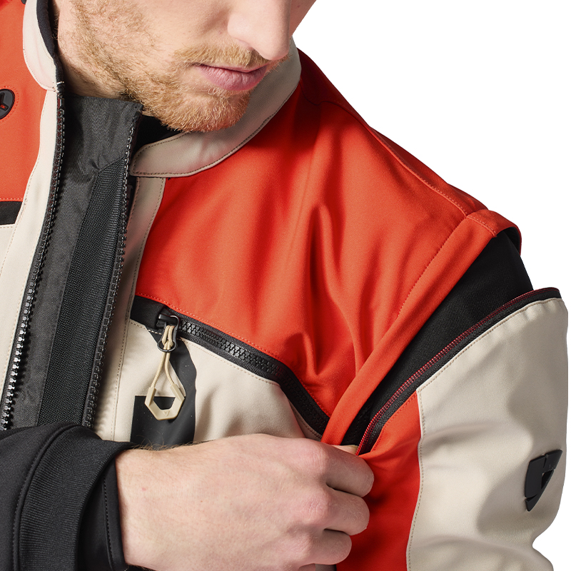 CHAQUETA REVIT MOROCCO SAND/RED