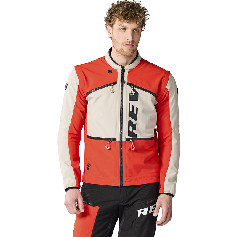 CHAQUETA REVIT MOROCCO SAND/RED