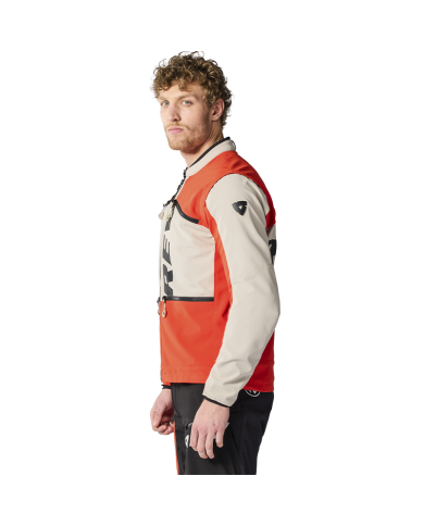 CHAQUETA REVIT MOROCCO SAND/RED