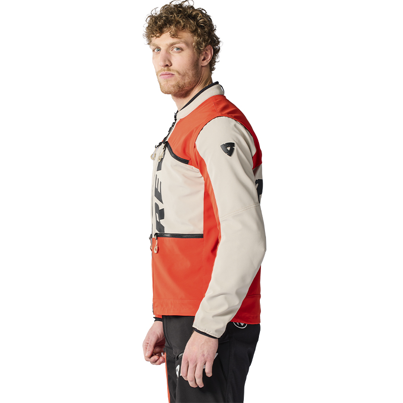 CHAQUETA REVIT MOROCCO SAND/RED