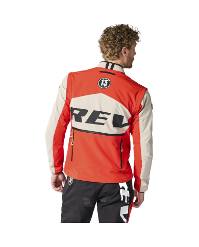 CHAQUETA REVIT MOROCCO SAND/RED