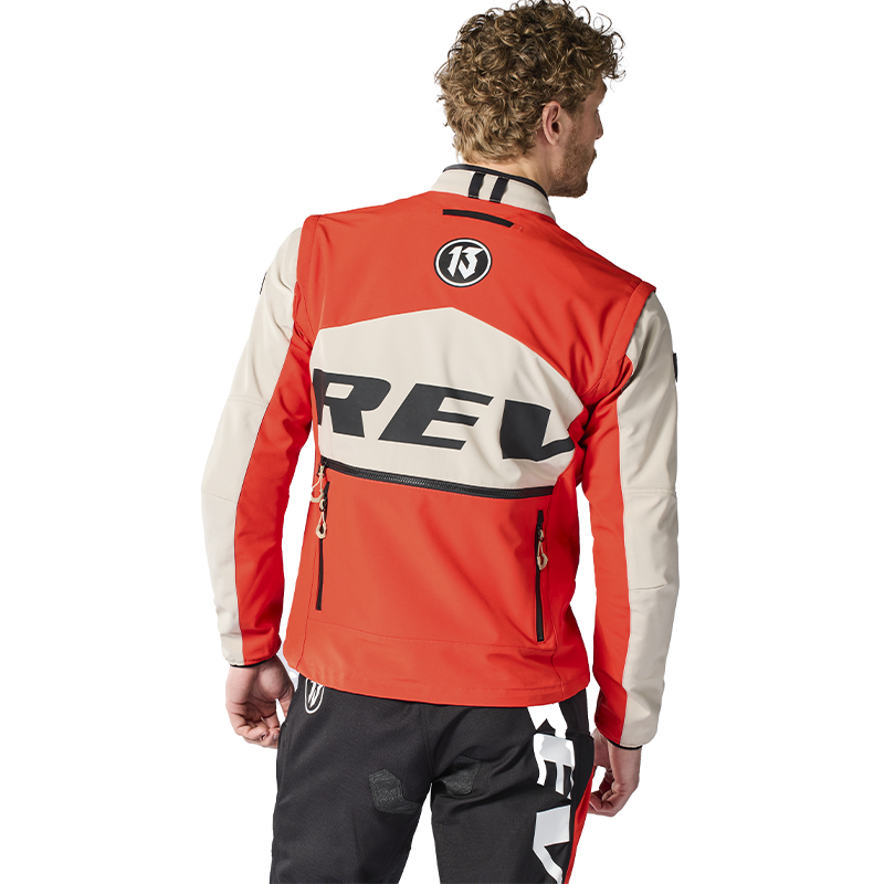 CHAQUETA REVIT MOROCCO SAND/RED