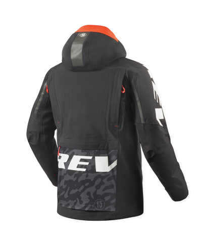 CHAQUETA REVIT VISION H2O POL TARRES BLACK/RED