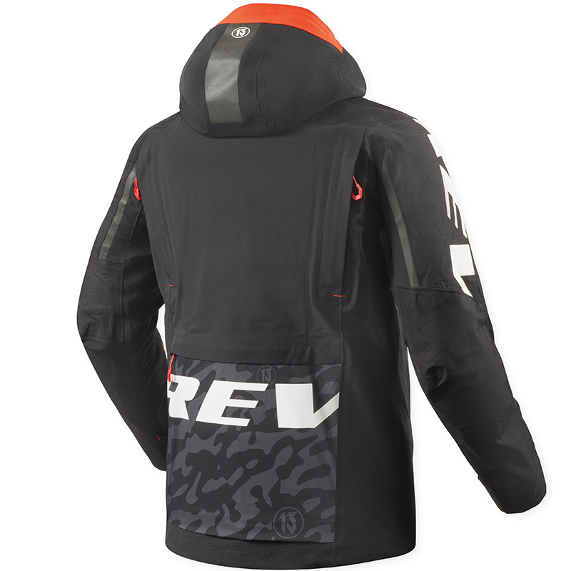 CHAQUETA REVIT VISION H2O POL TARRES BLACK/RED