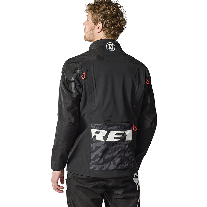 CHAQUETA REVIT VISION H2O POL TARRES BLACK/RED