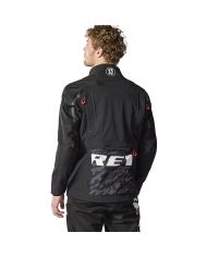 CHAQUETA REVIT VISION H2O POL TARRES BLACK/RED