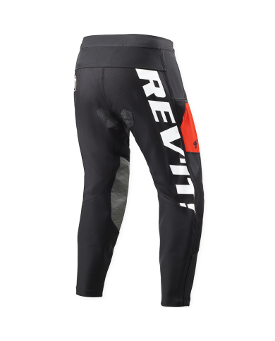 PANTALONES REVIT LEJANO POL TARRES BLACK/RED TIRO CORTO