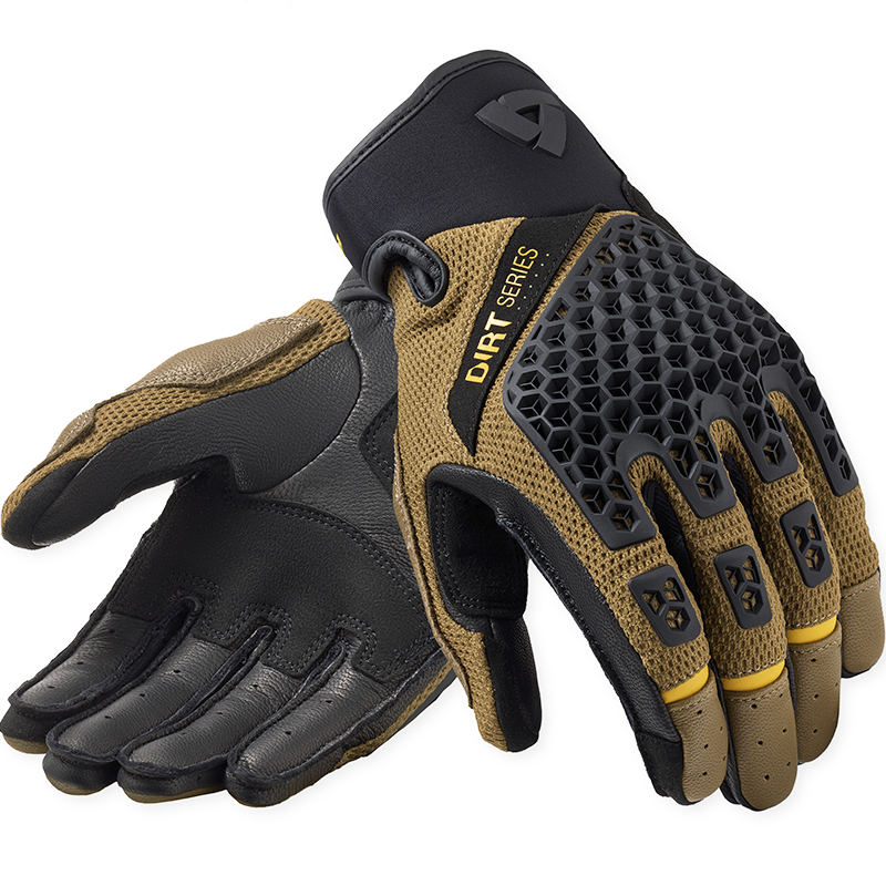 GUANTES REVIT CALIBER 2 BLACK/BROWN