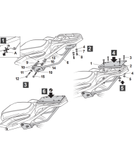 KIT DE FIJACIÓN POSTERIOR SHAD B0TR75ST BENELLI TRK 702