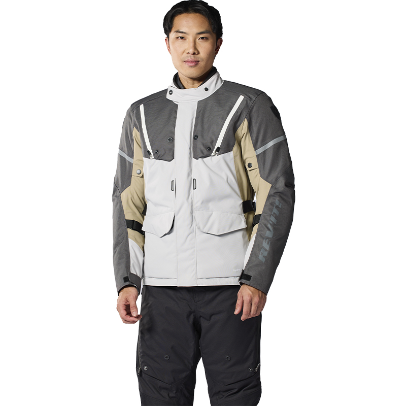 CHAQUETA REVIT HORIZON 3 H2O GRIS/ARENA