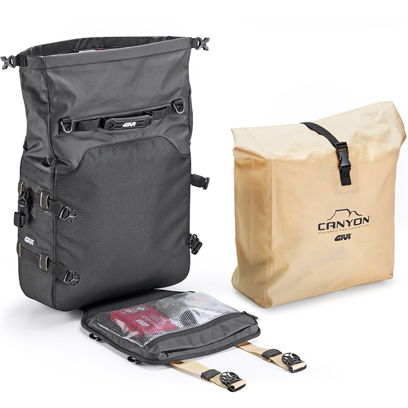 JUEGO DE ALFORJAS GIVI GRT720B CANYON MONOKEY