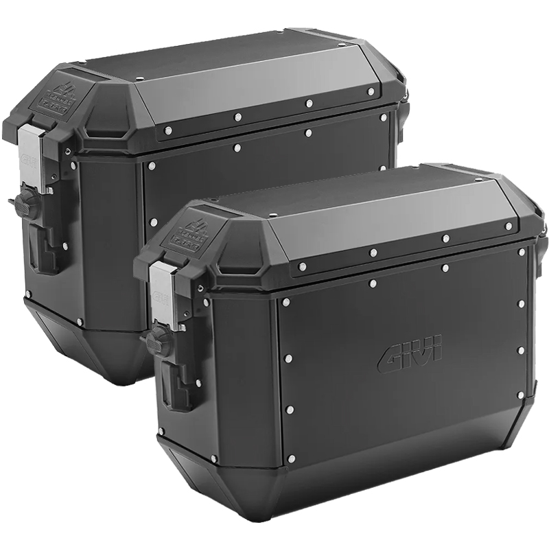 PACK MALETAS GIVI TREKKER ALASKA ALA36BPACK2 BLACK LINE MONOKEY