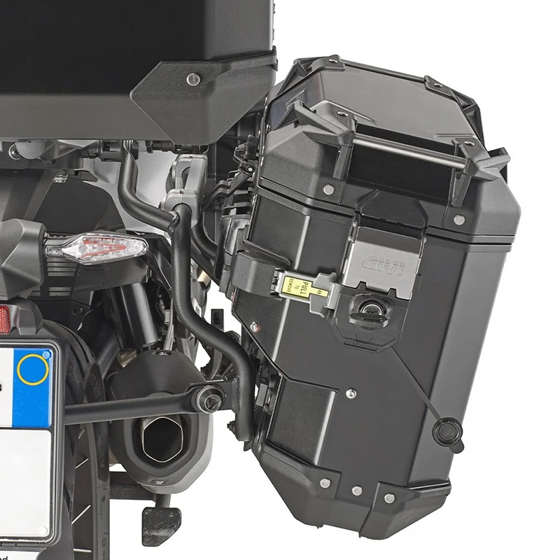 MALETA GIVI TREKKER OUTBACK EVO SMART 33 BLACK LINE OBKES33BR DERECHA