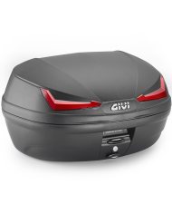 BAUL GIVI E455N SIMPLY IV MONOLOCK CATADIOPTICO ROJO