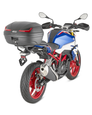 BAUL GIVI E455N SIMPLY IV MONOLOCK CATADIOPTICO ROJO