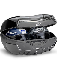 BAUL GIVI V58NB MAXIA 5 NEGRA CATADIÓPTRICO NEGRO