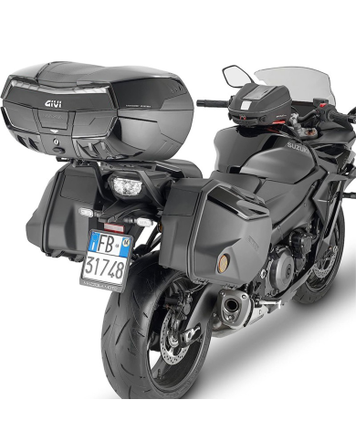 BAUL GIVI V58NB MAXIA 5 NEGRA CATADIÓPTRICO NEGRO