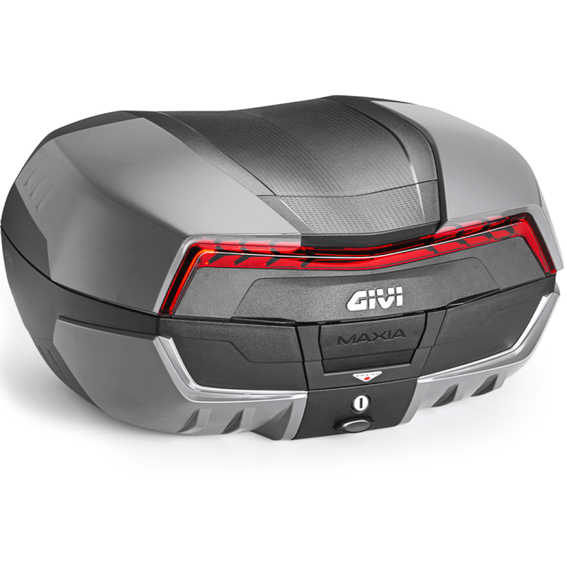 BAUL GIVI V58NNG MAXIA 5 NEGRA/GRIS CATADIÓPTRICO ROJO