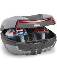 BAUL GIVI V58NNG MAXIA 5 NEGRA/GRIS CATADIÓPTRICO ROJO
