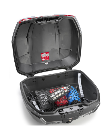 BAUL GIVI V58NNG MAXIA 5 NEGRA/GRIS CATADIÓPTRICO ROJO