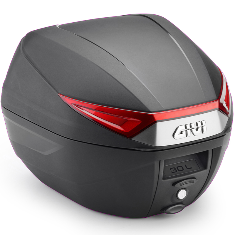 BAUL GIVI C30N MONOLOCK CATADIOPTRICO ROJO
