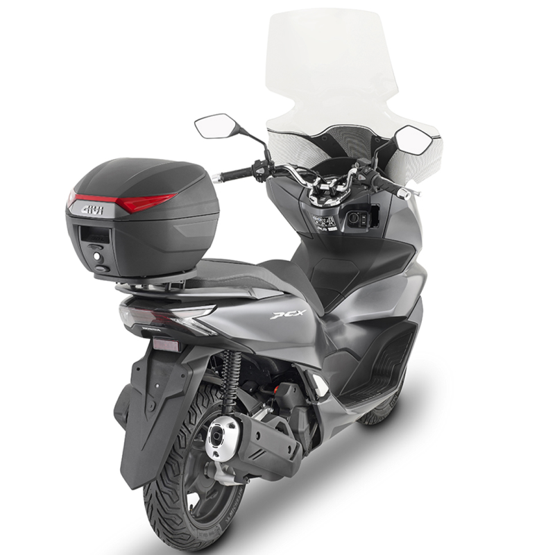 BAUL GIVI C30N MONOLOCK CATADIOPTRICO ROJO