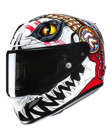 CASCO HJC RPHA 12 SKULLY MC1
