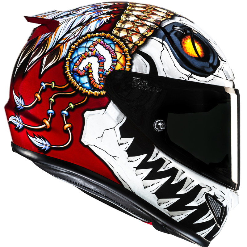 CASCO HJC RPHA 12 SKULLY MC1