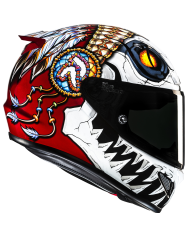 CASCO HJC RPHA 12 SKULLY MC1