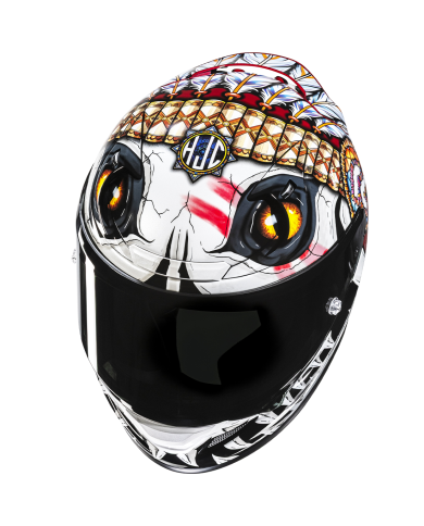 CASCO HJC RPHA 12 SKULLY MC1