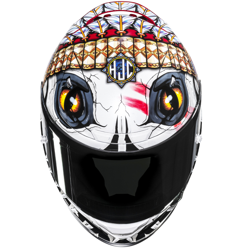 CASCO HJC RPHA 12 SKULLY MC1