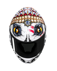 CASCO HJC RPHA 12 SKULLY MC1