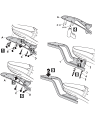 KIT DE FIJACIÓN POSTERIOR SHAD MOTO MORINI SEIEMMEZZO STR