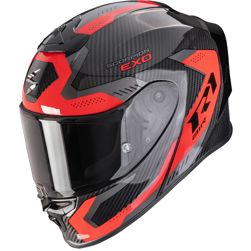CASCO SCORPION EXO-R1 EVO CARBON AIR PROPEL BLACK/RED
