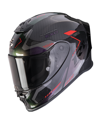 CASCO SCORPION EXO-R1 EVO CARBON AIR PROPEL BLACK/CAMALEON